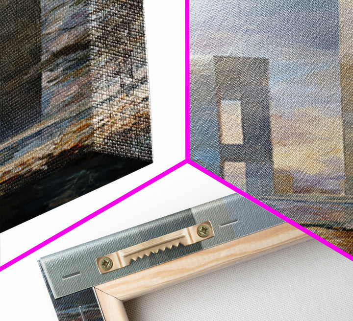 Surreal Dream Landscape Framed Canvas Print, Art, Minimalist Decor, Living Room Decor, Fine Art, Large Wall Art, ART-1x3-47