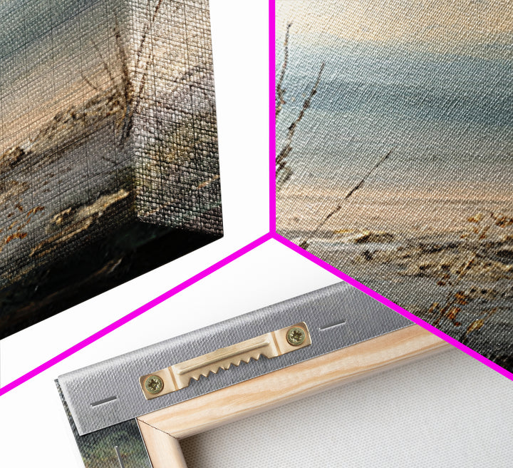 Surreal Dream Landscape Framed Canvas Print, Art, Framed Art, Living Room Decor, Fine Art, Neutral Decor, Modern Decor, ART-2x3-19