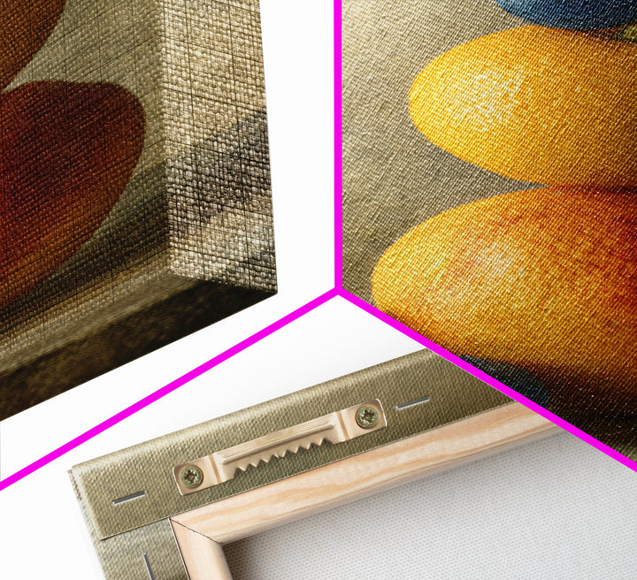 Bold Pop Fruit Composition Canvas Print, Art, Wall Decor, Living Room Decor, Oil Painting, Wall Art, Art Prints, ART-2x3-72