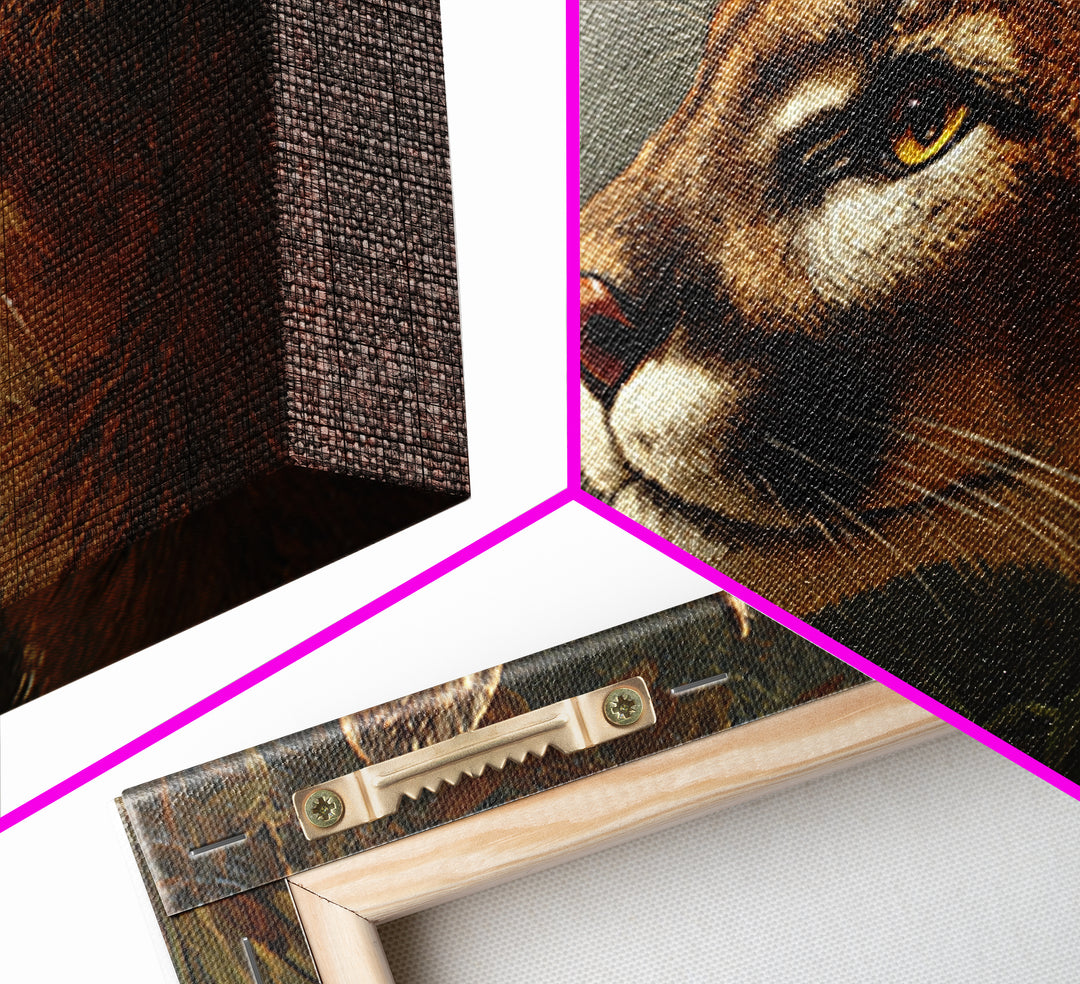 Elegant Animal Portrait Canvas Print, Art, Art Print, Living Room Decor, Oil Painting, Canvas Wall Art, Abstract Art, ART-3x2-22