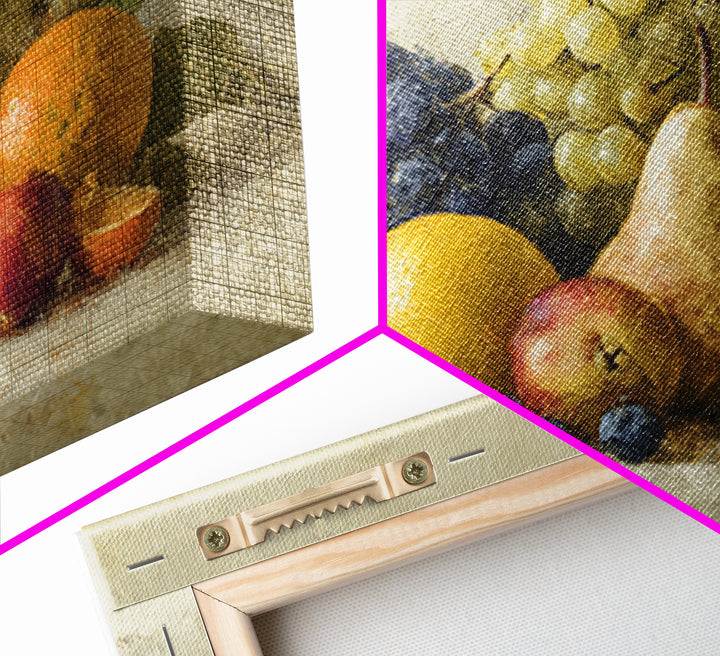 Bold Pop Fruit Composition Canvas Print, Art, Large Wall Art, Living Room Decor, Watercolor Art, Prints Wall Art, ART-3x2-44