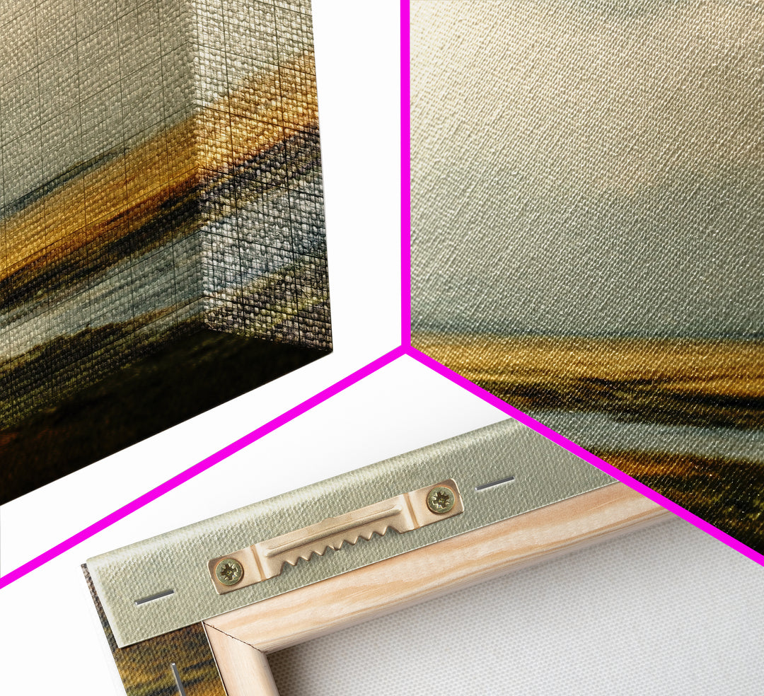 Gallery Style Landscape with Expansive Negative Space Canvas Print, Above Sofa Art, Japandi Wall Art, Living Room Decor, ASA-1x1-72