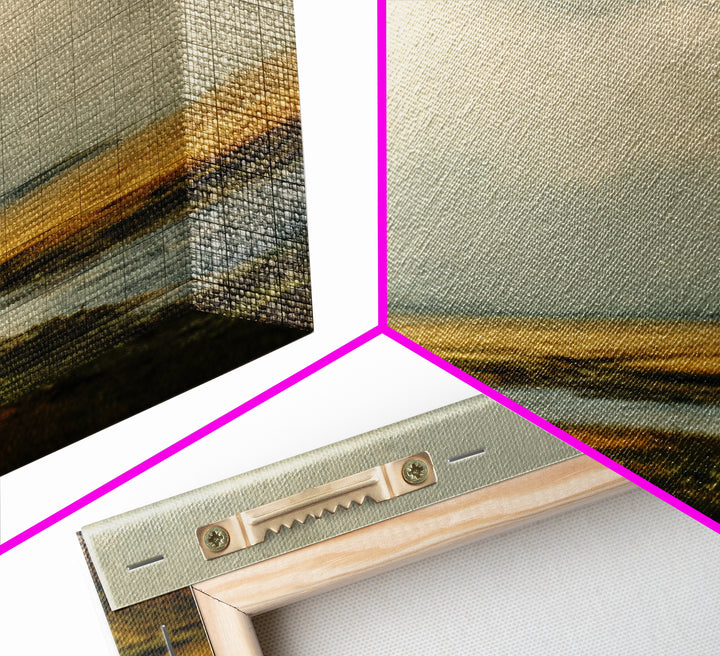 Gallery Style Landscape with Expansive Negative Space Canvas Print, Above Sofa Art, Japandi Wall Art, Living Room Decor, ASA-1x1-72