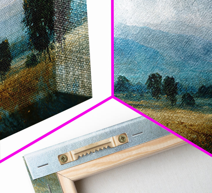 Gallery Style Landscape with Expansive Negative Space Canvas Print, Above Sofa Art, Fine Art Print, Living Room Decor, ASA-2x1-20