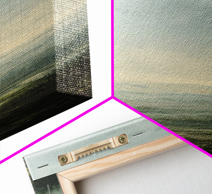 Gallery Style Landscape with Expansive Negative Space Canvas Print, Above Sofa Art, Coastal Wall Art, Living Room Decor, ASA-2x3-56