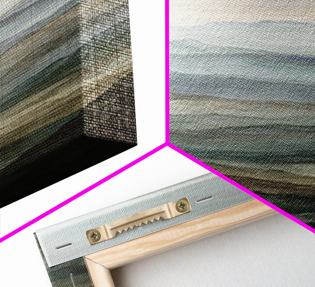 Oversized Abstract Landscape Canvas Print, Above Sofa Art, Canvas Wall Art, Living Room Decor, Statement, Living Room Wall Art, ASA-2x3-57