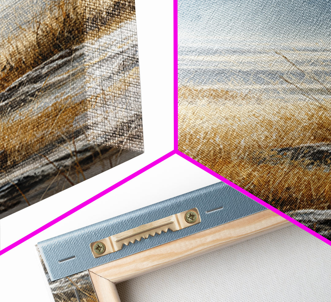 Modern Scandinavian Forest Canvas Print, Above Sofa Art, Living Room Decor, Oil Painting, Statement, Textured Wall Art, ASA-2x3-71