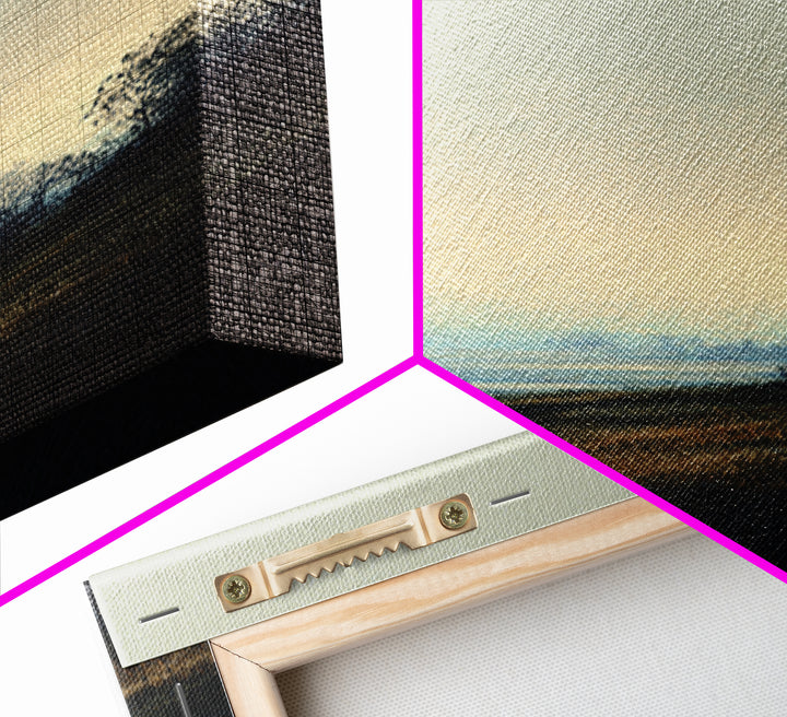 Gallery Style Landscape with Expansive Negative Space Canvas Print, Above Sofa Art, Boho Wall Art, Living Room Decor, Statement, ASA-2x3-8