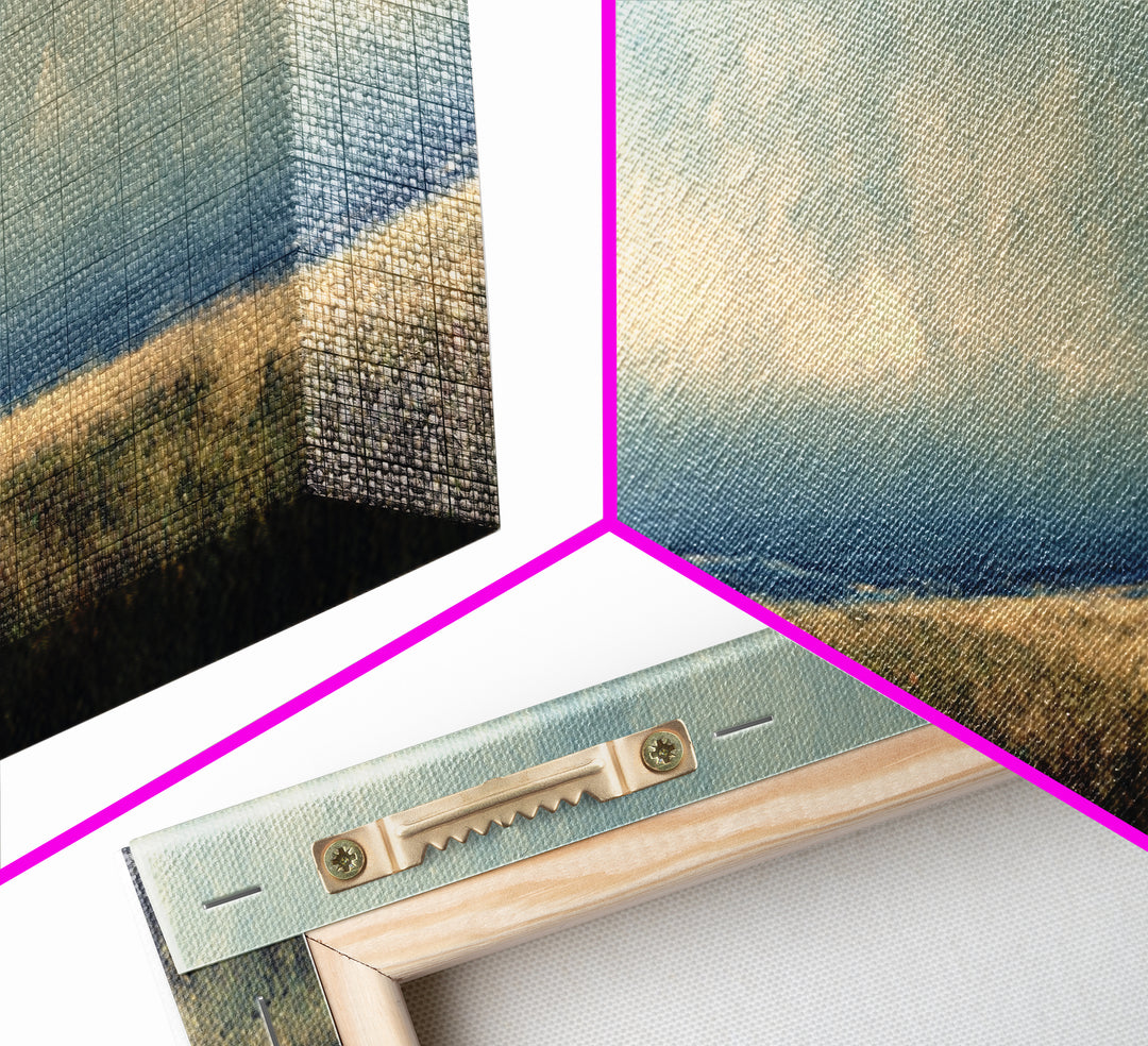 Gallery Style Landscape with Expansive Negative Space Canvas Print, Above Sofa Art, Living Room Wall Art, Living Room Decor, ASA-3x1-16