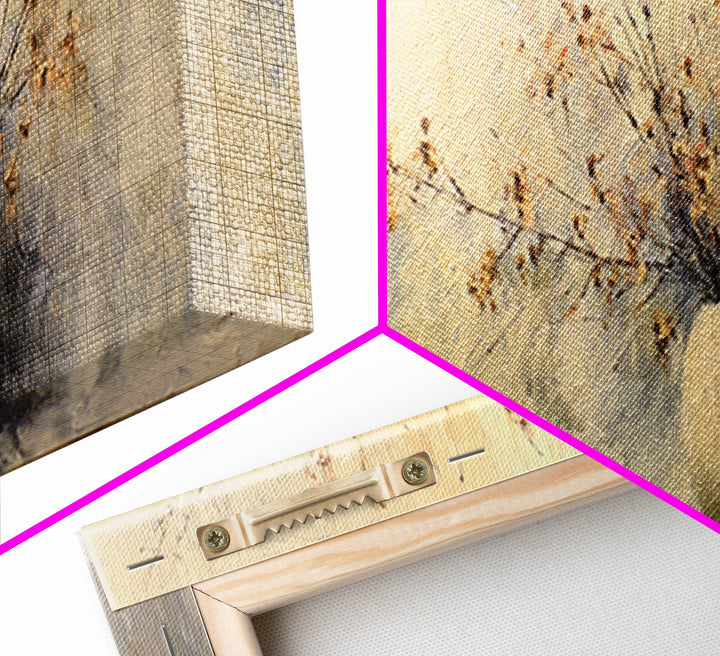 Large Neutral Still Life Canvas Print, Above Sofa Art, Textured Painting, Living Room Decor, Oil Painting, Statement, ASA-3x1-78