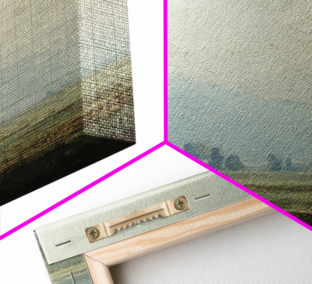 Gallery Style Landscape with Expansive Negative Space Canvas Print, Above Sofa Art, Japandi Wall Art, Living Room Decor, ASA-3x2-100