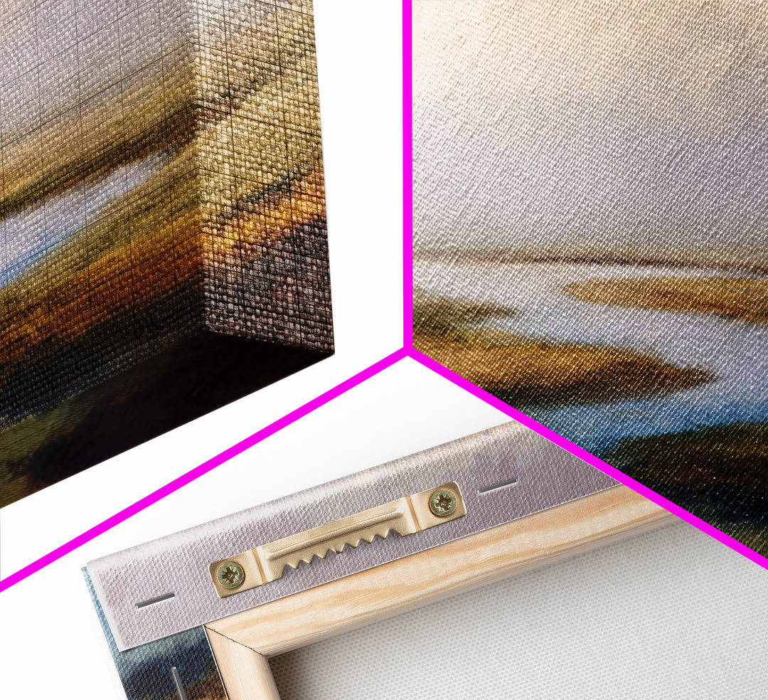 Abstract River Bends Canvas Print, Above Sofa Art, Oversized Wall Art, Living Room Decor, Fine Art, Statement, Coastal Decor, ASA-3x2-51