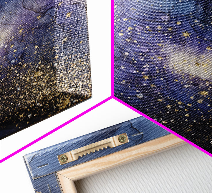 Scorpio Formed from Stars and Jeweled Shadows Canvas Print, Astrology Art, Zodiac Sign Print, Living Room Decor, Zodiac, AST-1x1-10