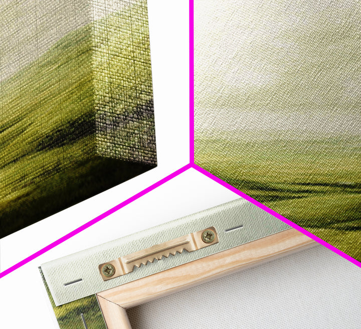 Classic Landscape with Rolling Green Hills Canvas Print, Bed and Breakfast Art, Bedroom Prints, Living Room Decor, BAB-1x1-72