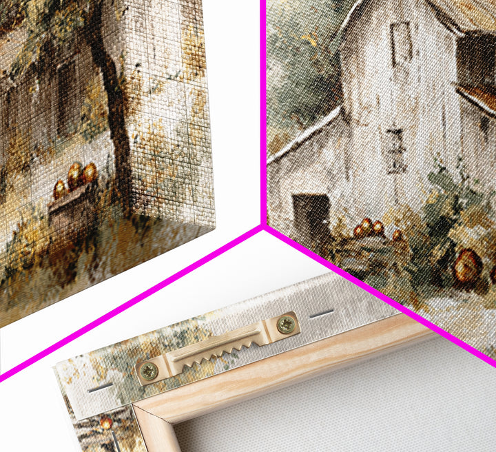 Apple Orchard Scene Canvas Print, Bed and Breakfast Art, Canvas Wall Art, Living Room Decor, Fine Art, Above Bed Decor, BAB-2x1-57