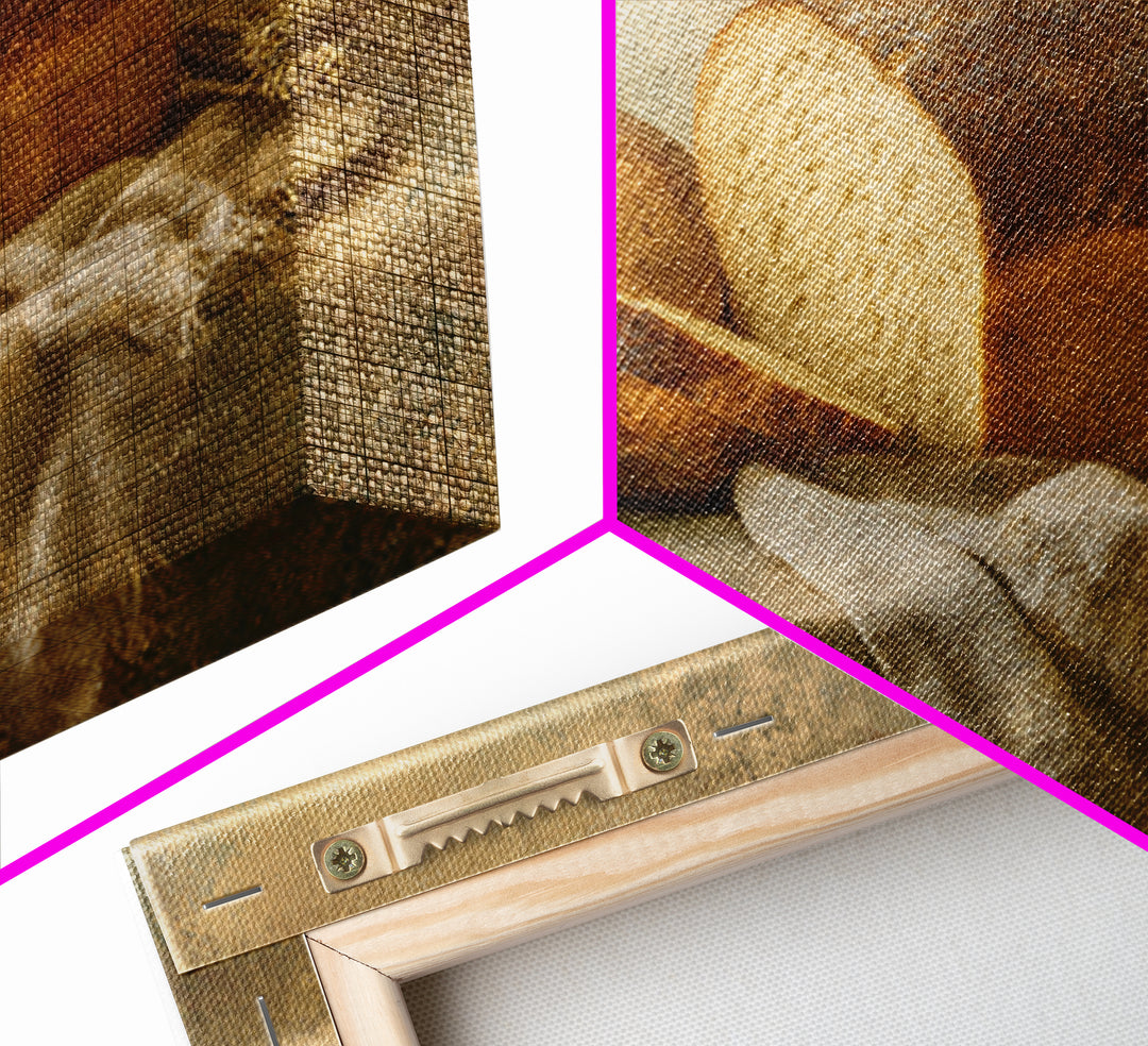 Freshly Baked Bread Canvas Print, Bed and Breakfast Art, Gallery Decor, Living Room Decor, Fine Art, Wall Art, BAB-3x2-48