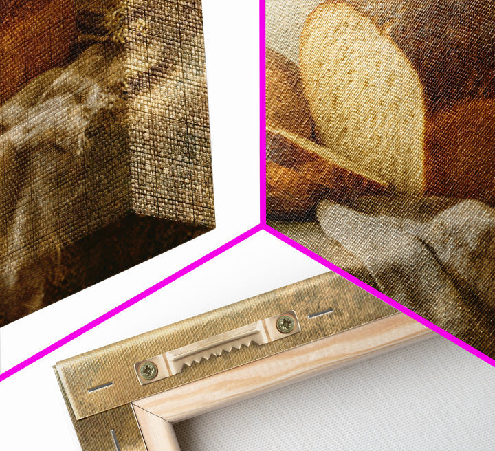 Freshly Baked Bread Canvas Print, Bed and Breakfast Art, Gallery Decor, Living Room Decor, Fine Art, Wall Art, BAB-3x2-48