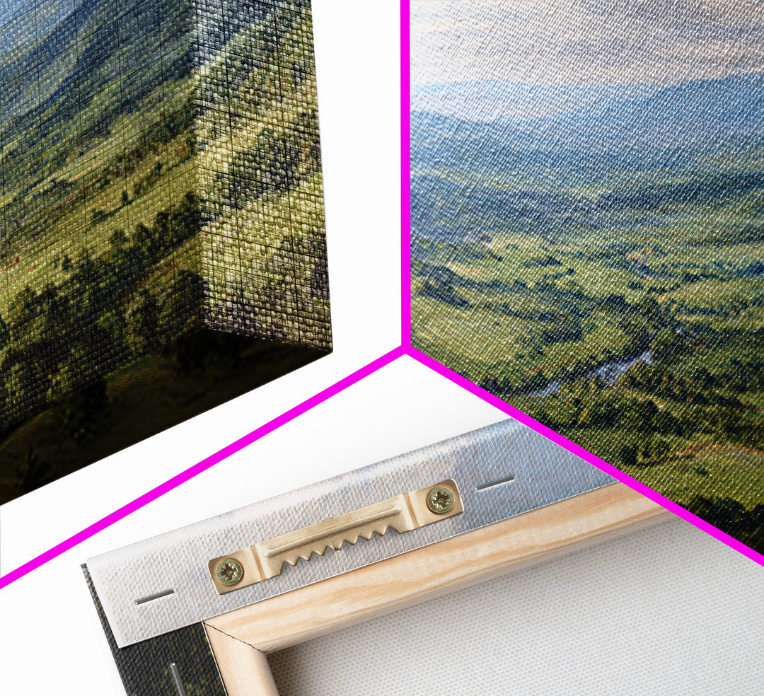Classic Landscape with Rolling Green Hills Canvas Print, Bed and Breakfast Art, Luxury Decor, Living Room Decor, Fine Art, BAB-3x2-76