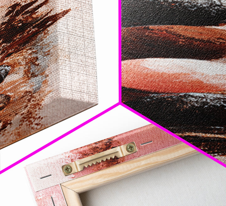 Chocolate Truffle Still Life Framed Canvas Print, Bakery Art, Fine Art, Bakery Decor, Patisserie, Textured Painting, BAK-1x3-79