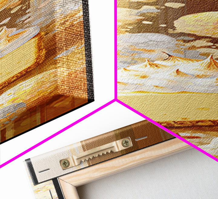 Lemon Meringue Pie Slice Canvas Print, Bakery Art, Room Decor, Bakery Decor, Fine Art, Patisserie, Digital Print, Printable Art, BAK-1x3-94