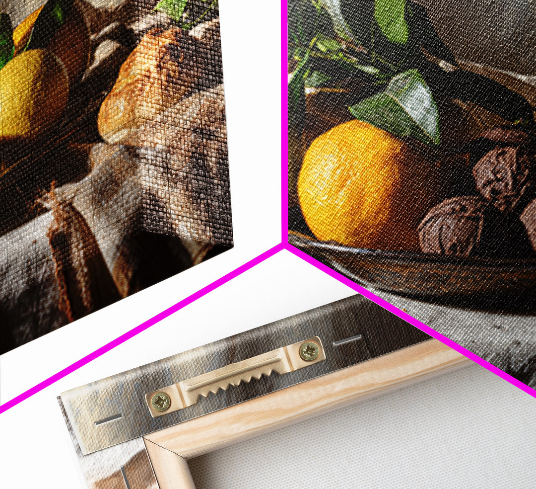 Chocolate Truffle Still Life Framed Canvas Print, Bakery Art, Kitchen Art, Bakery Decor, Fine Art, Patisserie, Neutral Wall Art, BAK-3x2-95