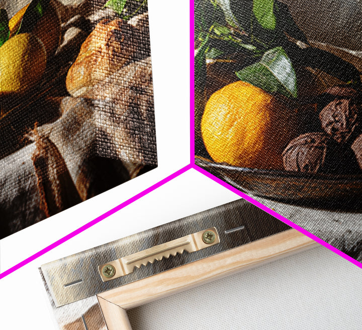 Chocolate Truffle Still Life Framed Canvas Print, Bakery Art, Kitchen Art, Bakery Decor, Fine Art, Patisserie, Neutral Wall Art, BAK-3x2-95