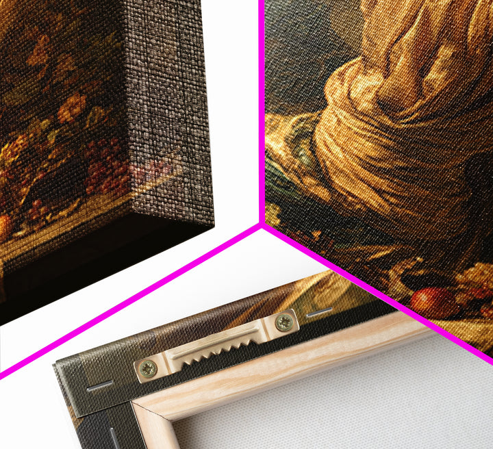 Mythic Goddess Figure Framed Canvas Print, Baroque Art, Eclectic Wall Art, Living Room Decor, Fine Art, Ornate, Gallery Decor, BAO-1x1-38