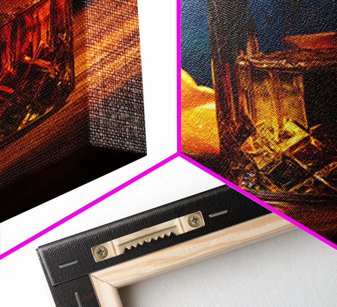 Old Fashioned Cocktail Canvas Print, Bar Art, Room Decor, Bar Decor, Fine Art, Kitchen Decor, Bar Cart, Kitchen Wall Art, BAR-1x1-49