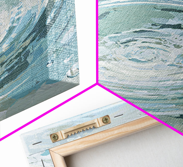 Abstract Water Ripples Framed Canvas Print, Bathroom Art, Halloween Art, Bathroom Decor, Abstract Art, Spa, Textured Painting, BAT-1x1-53