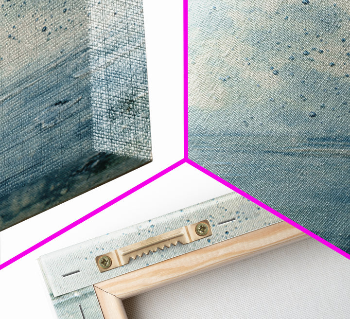 Soft Cloud and Rain Composition Canvas Print, Bathroom Art, Fine Art Print, Bathroom Decor, Fine Art, Spa, Poster, Digital Art, BAT-1x1-91