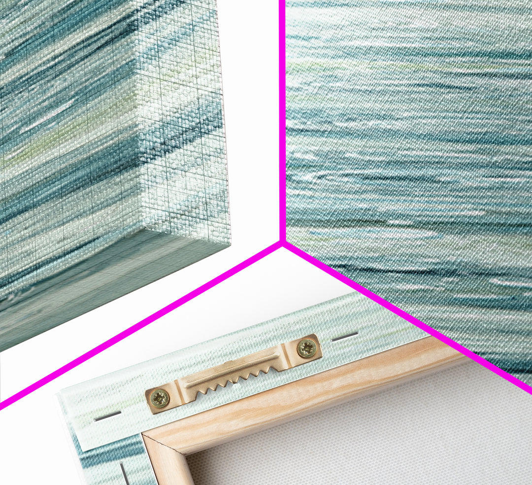 Abstract Water Ripples Canvas Print, Bathroom Art, Framed Wall Art, Bathroom Decor, Abstract Art, Spa, Bathroom Art Decor, BAT-1x3-41