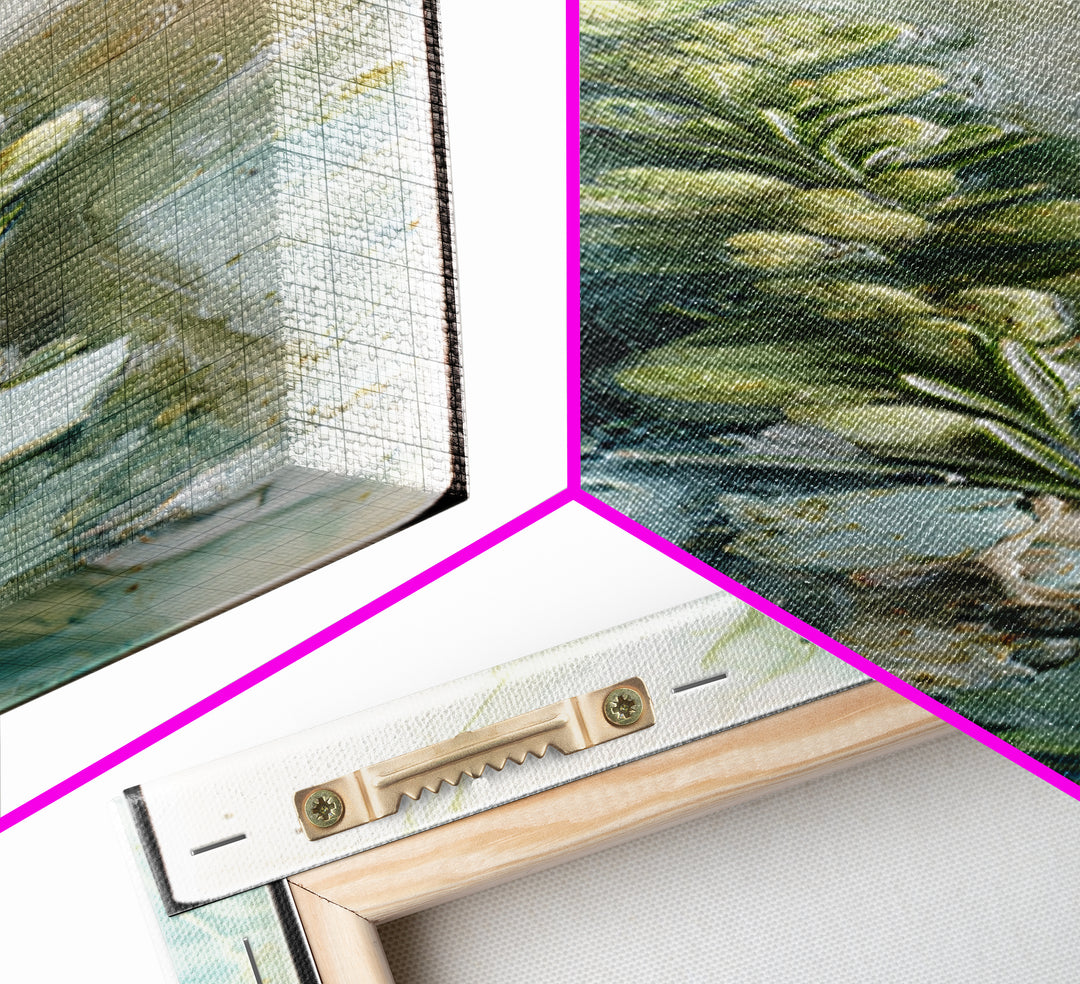 Botanical Bath Herb Arrangement Framed Canvas Print, Bathroom Art, Bathroom Wallpaper, Bathroom Decor, Fine Art, Spa, BAT-1x3-53
