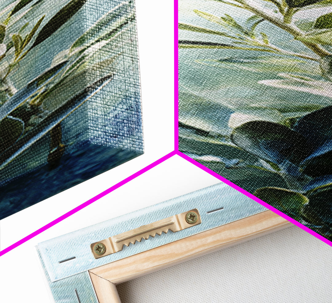 Botanical Bath Herb Arrangement Canvas Print, Bathroom Art, Wall Decor, Bathroom Decor, Fine Art, Spa, Contemporary Art, BAT-1x3-77