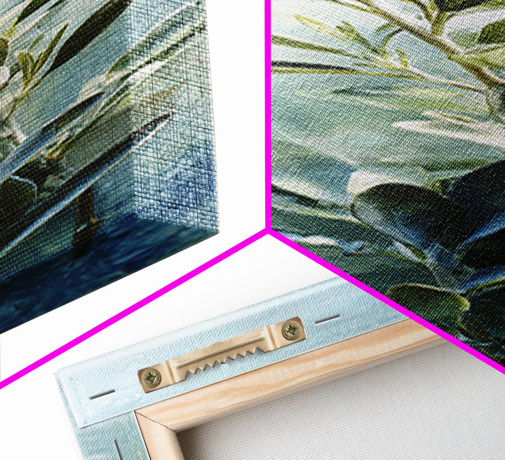 Botanical Bath Herb Arrangement Canvas Print, Bathroom Art, Wall Decor, Bathroom Decor, Fine Art, Spa, Contemporary Art, BAT-1x3-77