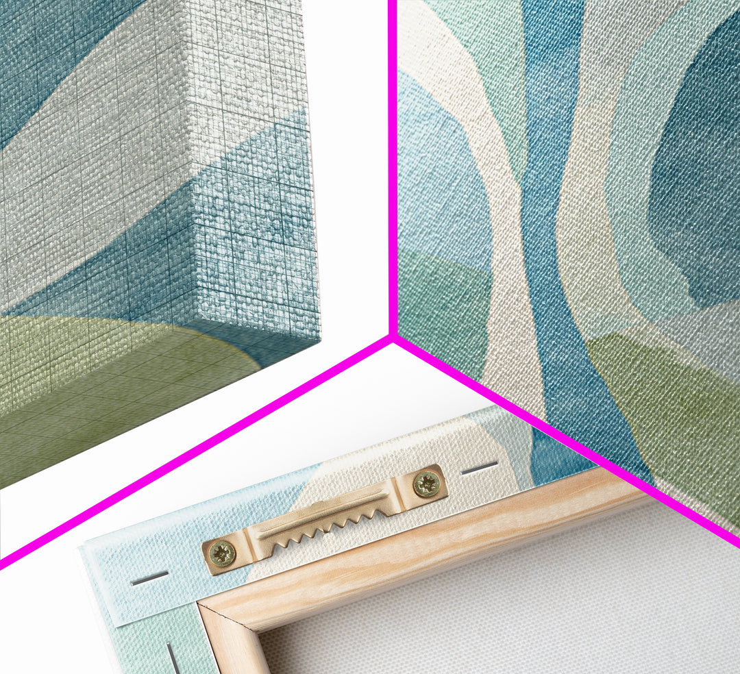 Clean Geometric Forms Canvas Print, Bathroom Art, Printable Wall Art, Bathroom Decor, Abstract Art, Spa, Bathroom Wall Decor, BAT-1x3-81