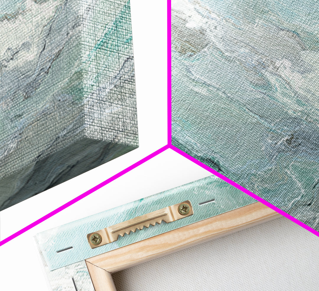 Abstract Marble Texture Canvas Print, Bathroom Art, Contemporary Art, Bathroom Decor, Abstract Art, Spa, Framed Wall Art, BAT-2x1-36