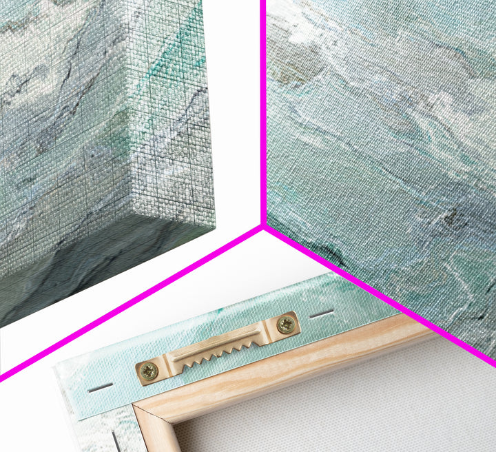 Abstract Marble Texture Canvas Print, Bathroom Art, Contemporary Art, Bathroom Decor, Abstract Art, Spa, Framed Wall Art, BAT-2x1-36