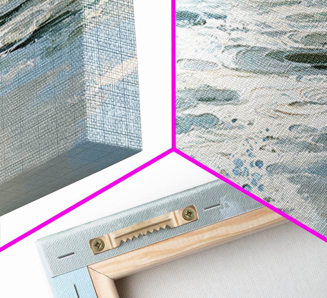 Abstract Water Ripples Canvas Print, Bathroom Art, Wall Art, Bathroom Decor, Abstract Art, Spa, Dog Portrait, Canvas Wall Art, BAT-2x1-49