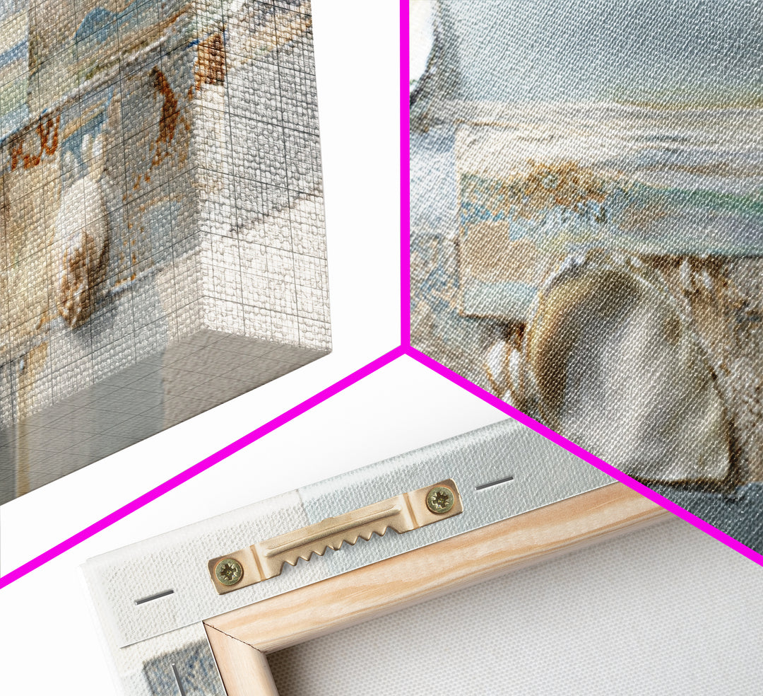 Oyster Shell Study Canvas Print, Bathroom Art, Digital Art, Bathroom Decor, Fine Art, Spa, Dopamine Decor, Bathroom Prints, BAT-3x1-38