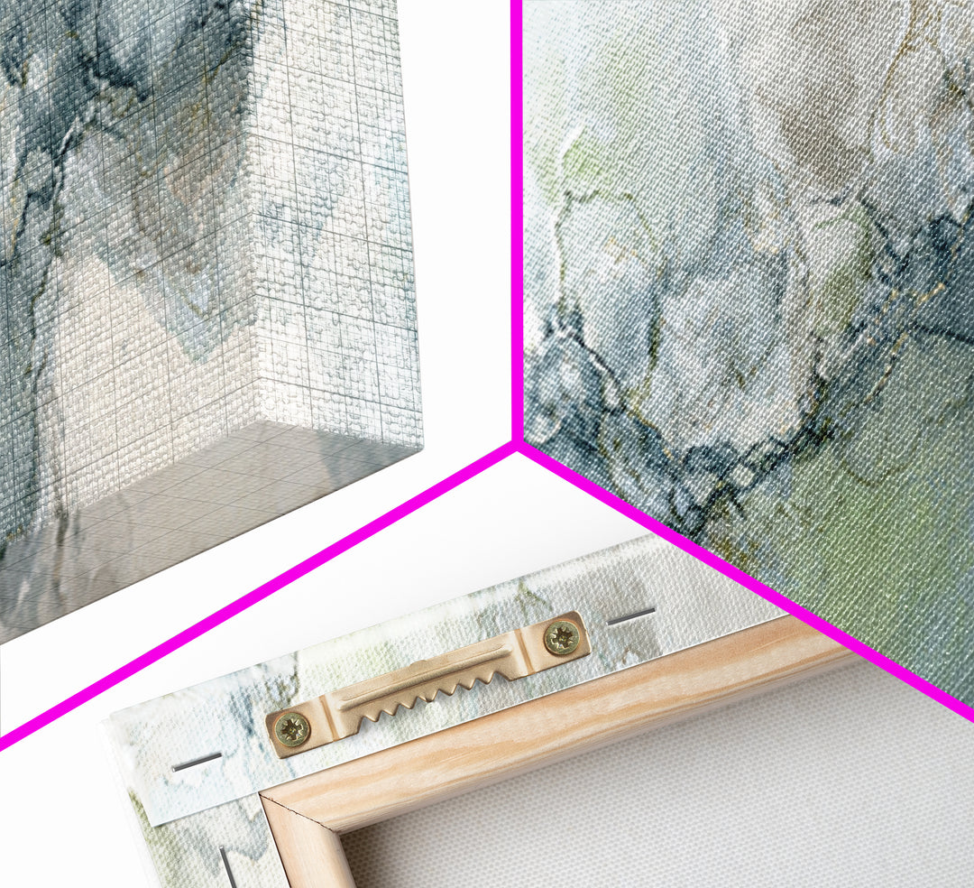 Abstract Marble Texture Framed Canvas Print, Bathroom Art, Art Print, Bathroom Decor, Fine Art, Spa, Custom Pet Portrait, BAT-3x1-56