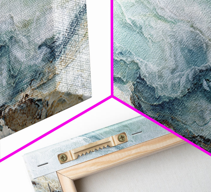 Abstract Marble Texture Canvas Print, Bathroom Art, Bathroom Accessories, Bathroom Decor, Abstract Art, Spa, Fine Art Print, BAT-3x1-8