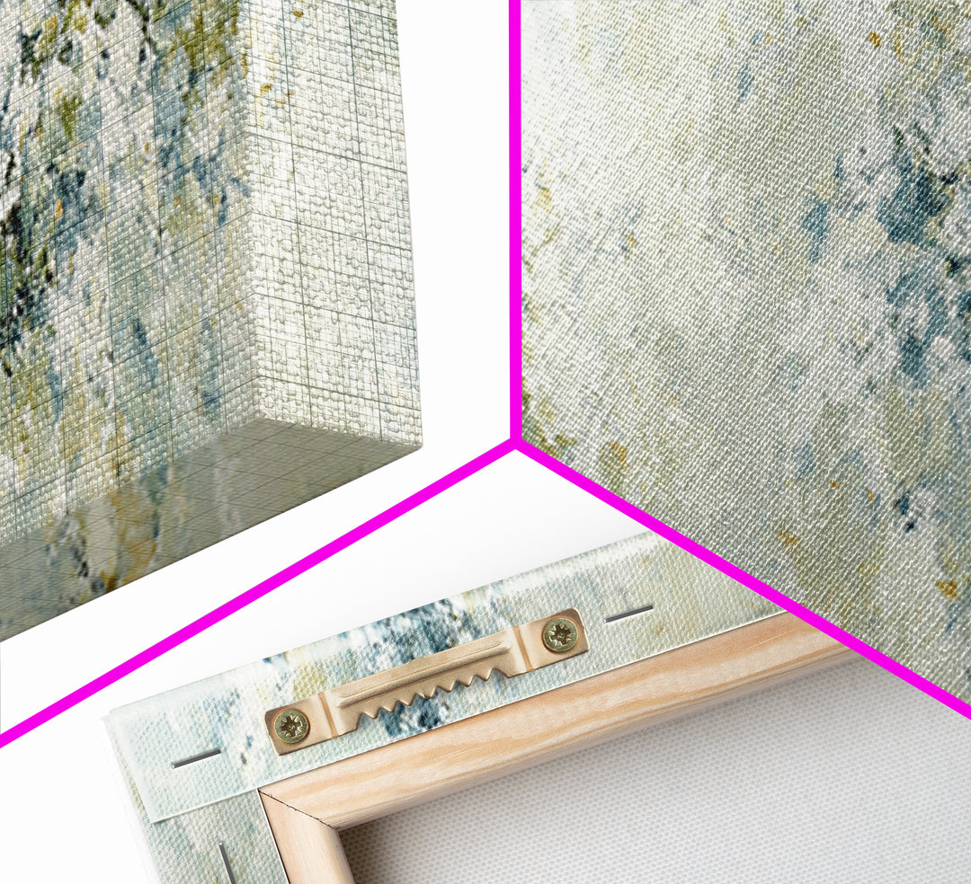 Sunlit Window Plant Shadow on Plaster Framed Canvas Print, Bathroom Art, Custom Pet Portrait, Bathroom Decor, Fine Art, Spa, BAT-3x1-82