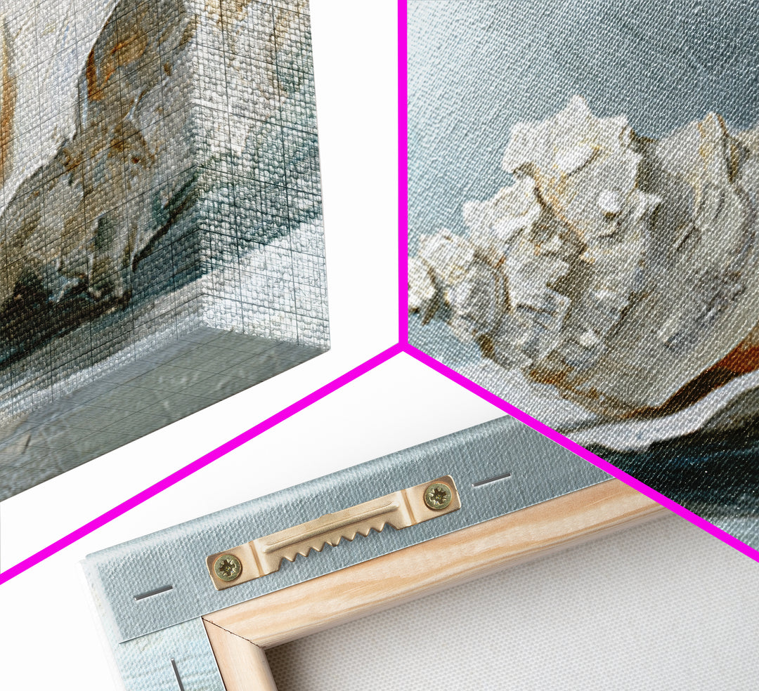 Oyster Shell Study Framed Canvas Print, Bathroom Art, Minimalist Decor, Bathroom Decor, Spa, Wall Hanging, Framed Wall Art, BAT-3x2-2