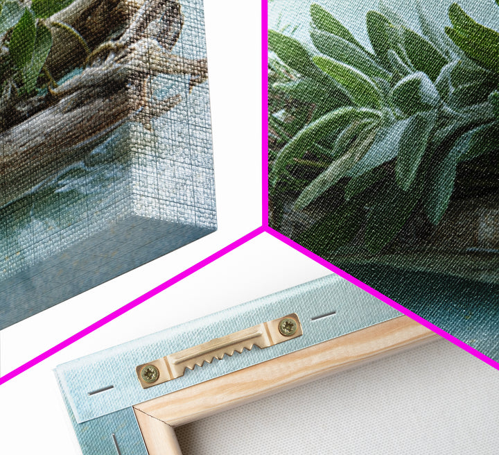 Botanical Bath Herb Arrangement Canvas Print, Bathroom Art, Bathroom Decor, Fine Art, Spa, Bathroom Accessories, Modern Art, BAT-3x2-21