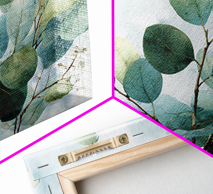 Spa Eucalyptus Branch Framed Canvas Print, Bathroom Art, Printable Wall Art, Bathroom Decor, Fine Art, Spa, Bathroom Wall Decor, BAT-3x2-6