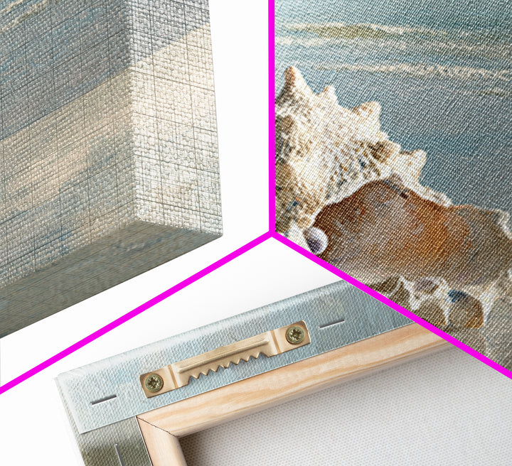 Oyster Shell Study Canvas Print, Bathroom Art, Dopamine Decor, Bathroom Decor, Fine Art, Spa, Halloween Art, Trendy Wall Art, BAT-3x2-98
