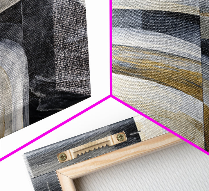 Abstract Marble Texture Canvas Print, Black and White Art, Print, Living Room Decor, Abstract Art, Monochrome, Printable Art, BAW-2x3-23
