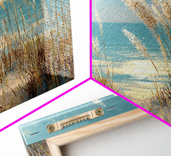 Sea Oats Swaying Canvas Print, Beach Art, Printable Wall Art, Coastal Decor, Shore, Living Room Wall Art, Nautical Decor, BEA-2x1-49
