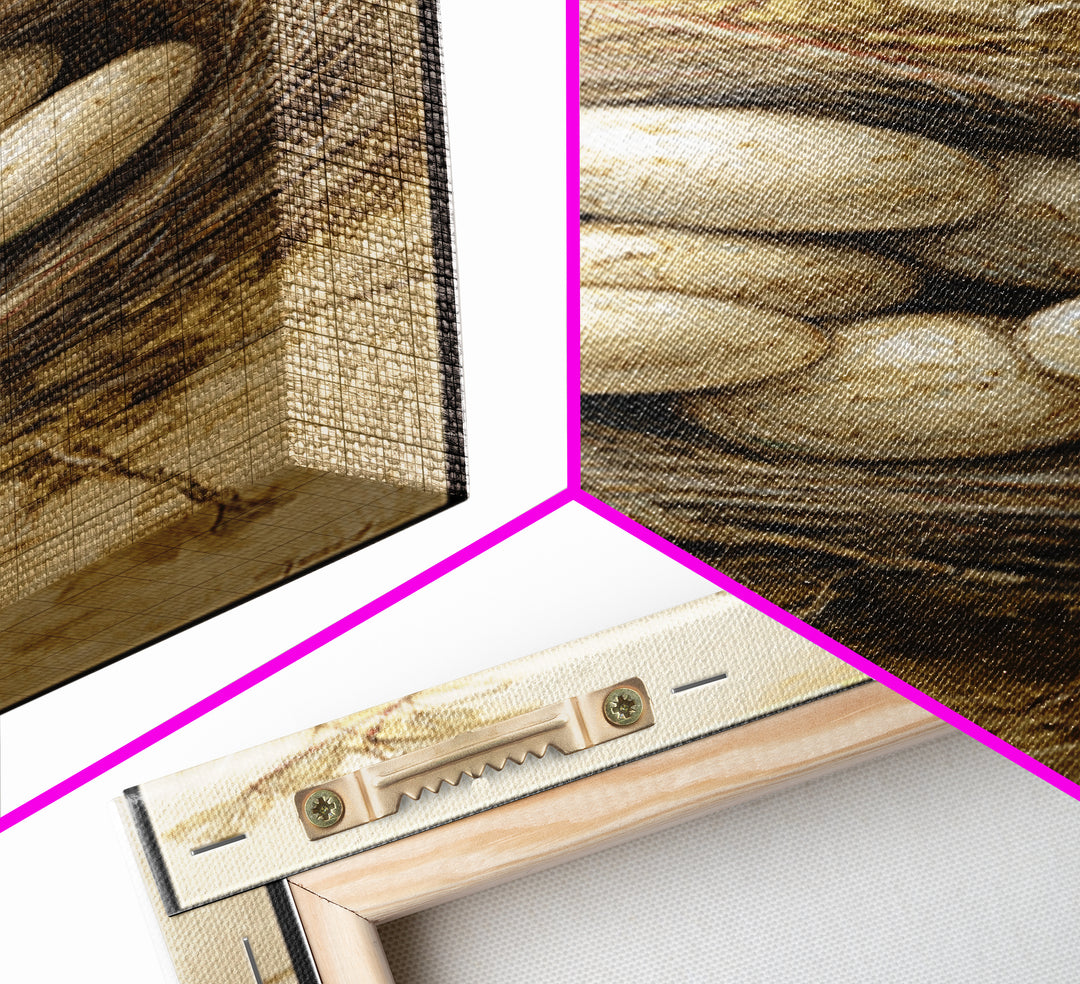 Bird Nest with Eggs and Delicate Twigs Canvas Print, Bird Art, Mcm Decor, Living Room Decor, Fine Art, Flight, Neutral Decor, BIR-1x3-10