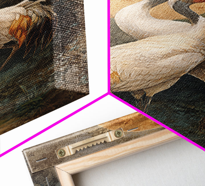 Pair of Cranes Dancing Framed Canvas Print, Bird Art, Boho Wall Decor, Living Room Decor, Abstract Art, Flight, Nature Wall Art, BIR-2x3-83